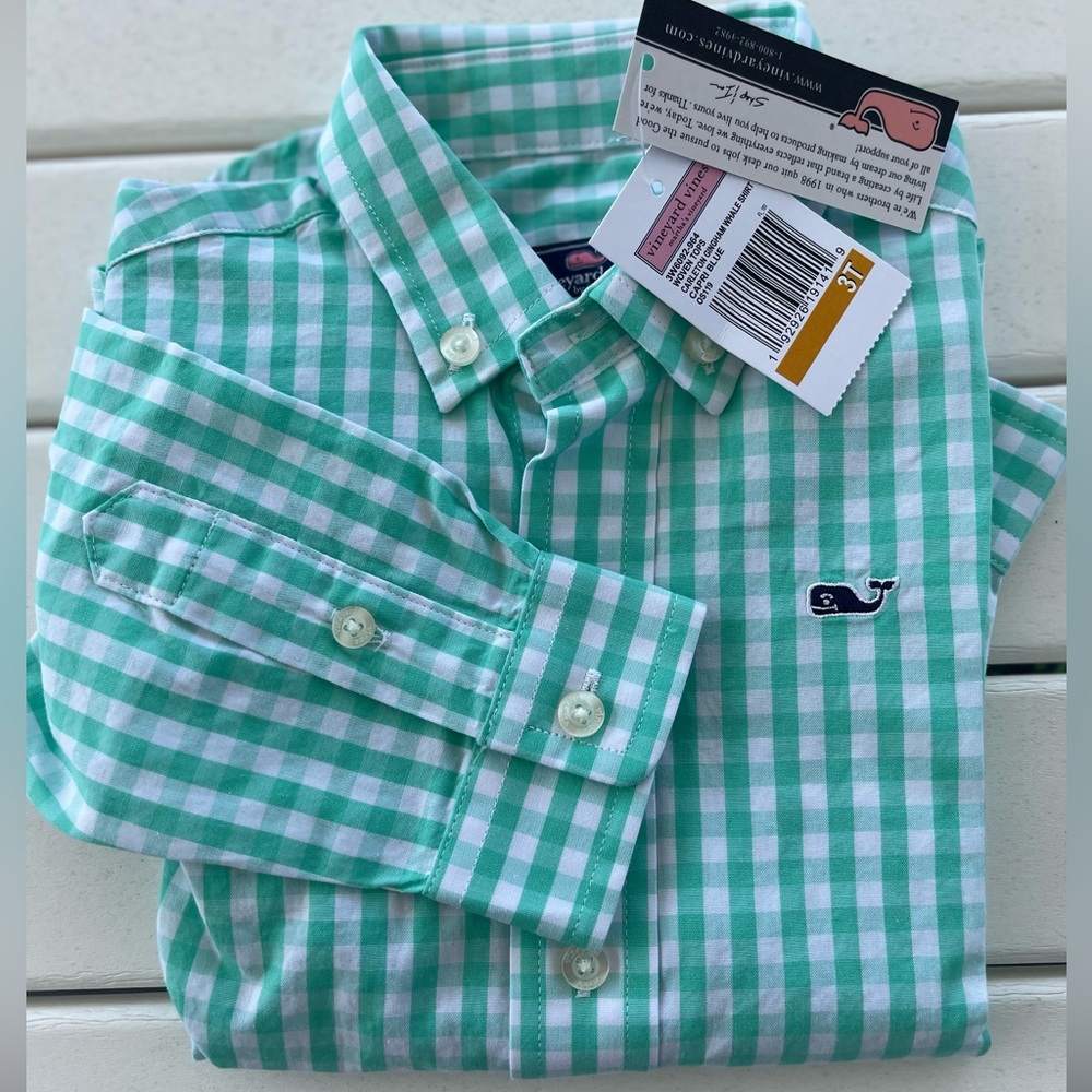 Vineyard Vines NWT Toddler Button-down Shirt 3T